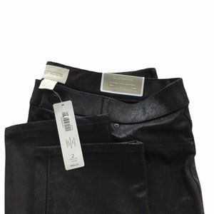 Women's Chico's Black Suede Jeggings Size 2 (Reg Size 12/L)